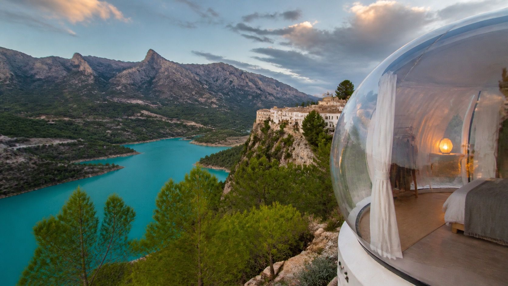 Guadalest galaxy bubble